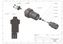 SEALING HEAD Assembly  SLPRO III  90K  FLAT INLET