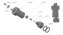 AM-Nozzle double WACS  D3.5 mm CP