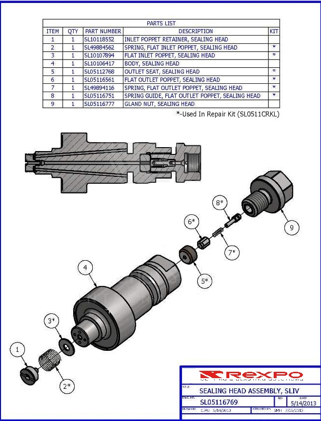 87K Intesifier Check Valve Body