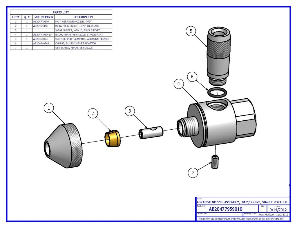 Attenuator Assembly  1-Liter