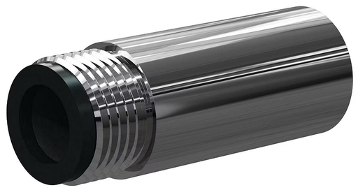 [B1504064] F Boron Carbi Med Length Vent Nozzle SERIES 1" Entry, 1-1/4" Steel Thread, 4-1/8" Length  Steel Jacket 3/8"
