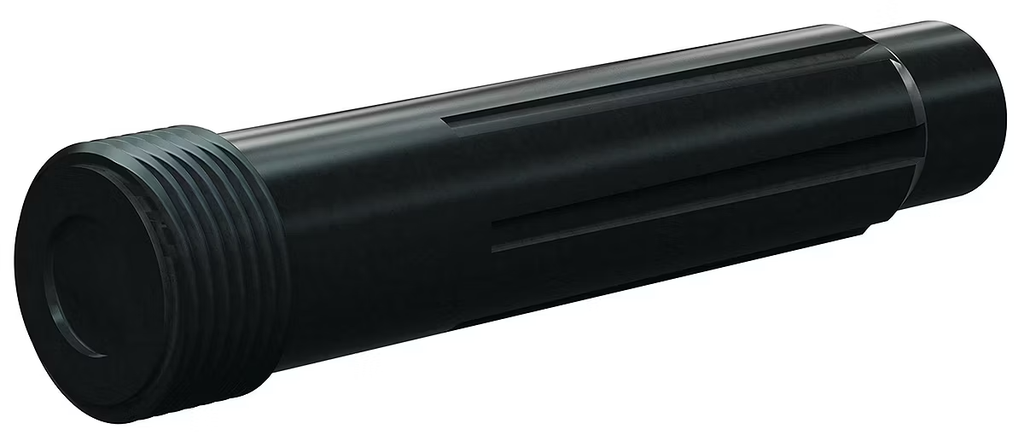 BP200 SiAlON Long Vent Nozz 1" Entry, 1-1/4" Polyur 3/8"
