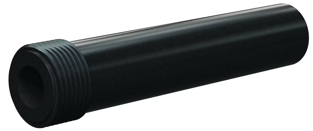 Silicon Carbide Wide Entry Long Venturi Nozzle 50MM 1-1 /4" Entry, Polyurethane Thread 7/16"