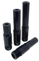 BLVE Boron Carbide Long Venturi Nozzle SERIES 1" Entry, 1-1/4" Polyuret Thread  Polyuret Jacket 3/8"