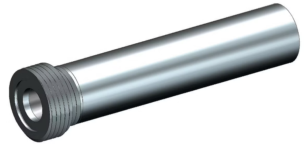 T120 Tungs Carbide Medium Length Venturi Nozzle SERIES 3/4" Alumin Thread Alumin Jacket 3/16" 3-1/2"