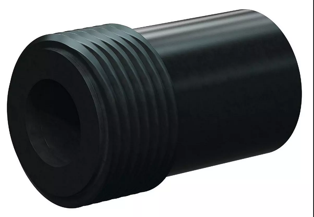 T121-P Tungst Carbide Short Venturi Nozzle 1" Entry, 50MM Thread, 3-3/8" Length SERIES Polyur Jack 3/8"