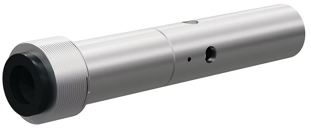 T125 Tung Carbi Doub Venturi Nozzle  50 MM 1" Entry, 50MM Alum Thread SERIES Alum and Steel Jacket 3/8"