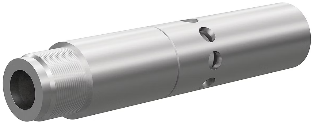 SN125 BP200 SiAlON Double Venturi Nozzle  SERIES 1" Entry, 1-1/4" AluminThread Alumin Jacket  3/4"