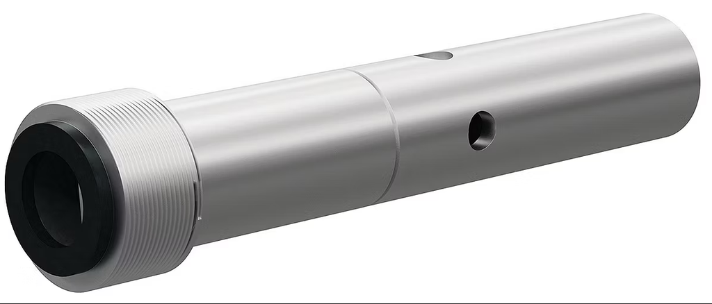 SN125 BP200 SiAlON Double Vent Nozzle  50 MM 1" Entry, 50MM Alum Thread SERIES Alum Jacket  7/16"