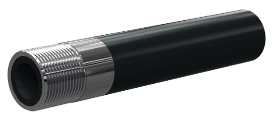 T159-VP Tungs Carbide Venturi Nozzle BAZOOKA®  1-1/4" Entry, 1-1/4" Brass Thread Poly Jack 3/4"