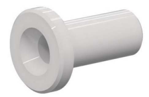 CL198 Flanged Nozzle SERIES 1-3/8" Length, Straight Bore 1/4"