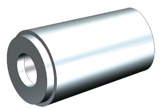 T109 Tungs Carb Straight Bore Nozzle SERIES Cone Shape, 1-3/4" Length Alum Jack 3/8"