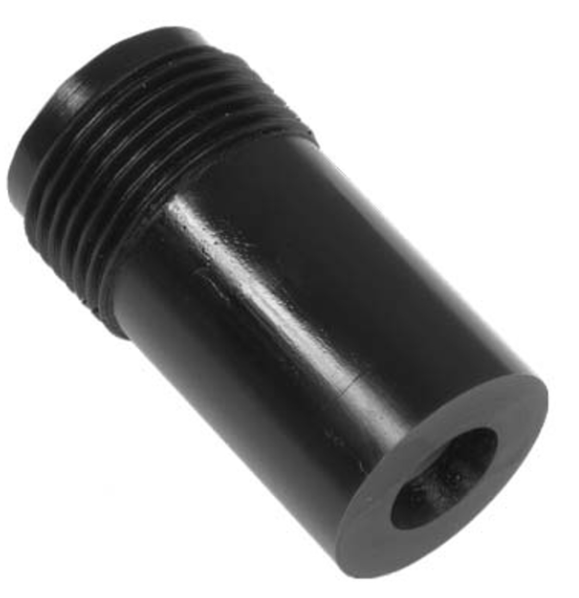 T133 Tungs Carb Straight Bore Nozzle SERIES 1" NF Thread x 1-5/8" Length All Alum Jack 3/8"