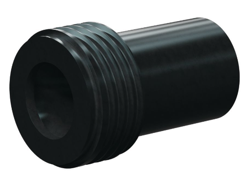 E AP Boron Carb Straight Bore 3/4" Entry SERIES 1-1/4" Polu Thread x 2-1/8" Length  Poly Jack 1/2"