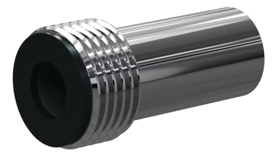 E Boron Carb Straight Bore 3/4" Entry SERIES 1-1/4" Steel Thread x 3-1/8" Length  Steel Jack 3/16"