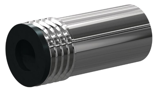 L Boron Carb Short, Straight 1/2" Entry SERIES 1" - 14 NF Threads x 2-1/8" Length  Alum Jack 3/16"